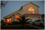 florida night view of kissimmee rental home